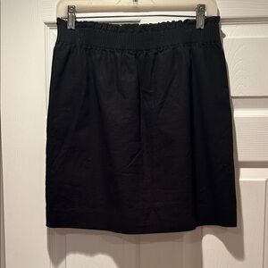 J. Crew Black Mini Skirt